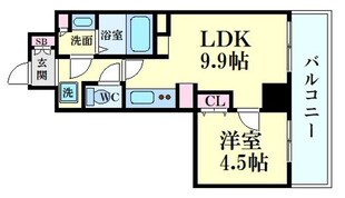 TOPAZ江坂の物件間取画像